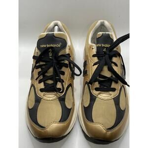 NEW BALANCE Men's Gold-Black 498 Round-Toe Lace-Up Running Sneaker SZ 11.5